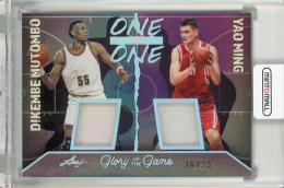2025 Leaf Glory of the Game Dikembe Mutombo / Yao Ming One On One #OO5【16/35】《初期不良あり》
