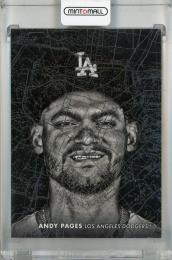 2025 Topps Series 1 Baseball Tokyo Series Mega Box Andy Pages Tokyo Night #TN-22 ※白かけあり Los Angeles Dodgers