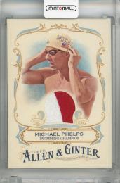 2016 Topps Allen & Ginter Michael Phelps Relic - Full-Size Design A #FSRA-MP  Swimming Champion