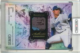 2022 BBM Genesis 根尾昂  メモラビリアカード アンダーシャツ【074/300】 中日ドラゴンズ