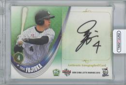 2018 BBM 千葉ロッテマリーンズ / 藤岡裕大 直筆サインカード 【26/37】