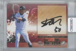 2020 BBM 千葉ロッテマリーンズ / 松田進 直筆サインカード 【51/60】