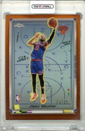 2025-26 Topps Chrome Jalen Brunson #XW-2 X's & Whoa's Orange Refractor Parallel【23/25】 Knicks