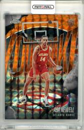 2025-26 Topps Chrome Asa Newell #VQ-14 YouthQuake Geometric Orange Refractor Parallel【04/25】 Hawks