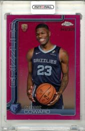 2025-26 Topps Chrome Cedric Coward #261 Base Magenta Refractor Parallel【349/399】 Grizzlies