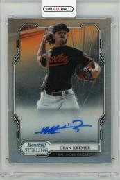 2019 BOWMAN Sterling Dean Kremer Prospect Autographs #BSPADK Baltimore Orioles
