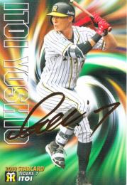 2019 カルビー 阪神 STARCARD 糸井嘉男 金箔サインパラレル S-23