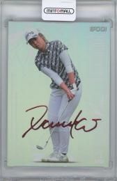 2023 EPOCH JLPGA 日本女子プロゴルフ協会TOP PLAYERS / 上野菜々子 ルビー版DECOMORI SIGNATUREインサートカード 【02/10】