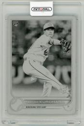 2022 TOPPS NPB 広島カープ 黒原拓未 BLACK PRINTING PLATE CARD 1/1