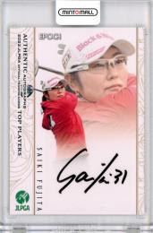 EP2022 JLPGA 日本女子プロゴルフ TOP PLAYERS	藤田さいき	直筆サインカード	5/62
