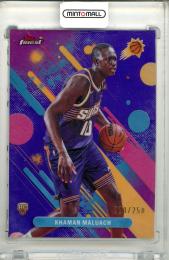 2025-26 Topps Finest Khaman Maluach #10 Base Common Purple Refractor Parallel【220/250】 Suns