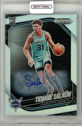 2024-25 Panini Prizm Tidjane Salaun #6 Autograph Card Hornets