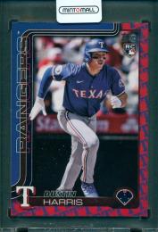 2025 Topps Series 2 Dustin Harris Team Color Border Variation #374  Texas Rangers