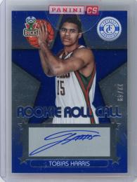 2012-13 PANINI Totally Certified Tobias Harris Rookie Roll Call Blue 49枚限定 /22