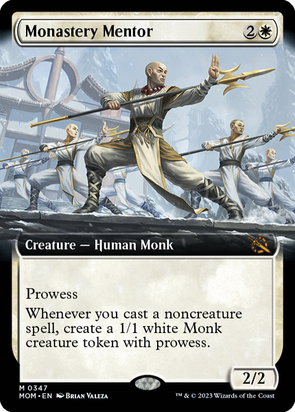 ミントモール / MINT GAMES MTG(東日本橋) / 【MOM】【ENG】《僧院の導師/Monastery Mentor》 拡張アート版