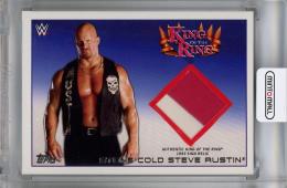 2015 Topps WWE  Stone Cold Steve Austin King of the Ring Sign Relics 13/30