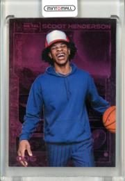 2023 Upper Deck Metal Universe Champions Scoot Henderson #006 Pink FX【16/75】《白欠け有り》 Basketball