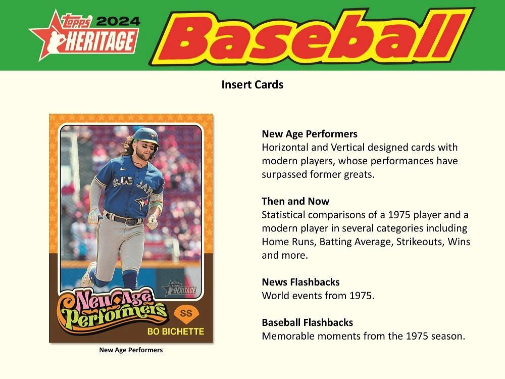 ミントモール / MINT-WEB店 (ボックス通販) / MLB 2024 TOPPS HERITAGE HOBBY