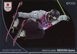 2024 EPOCH TEAM JAPAN WINTER OLYMPIANS #15 小野塚彩那(スキー・フリースタイル) レギュラーパラレル メタル版 インサートカード