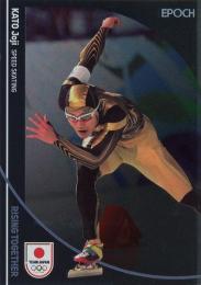 2024 EPOCH TEAM JAPAN WINTER OLYMPIANS #23 加藤条治(スケート・スピードスケート) レギュラーパラレル メタル版 インサートカード