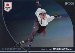 2024 EPOCH TEAM JAPAN WINTER OLYMPIANS #31 森重航(スケート・スピードスケート) レギュラーパラレル メタル版 インサートカード
