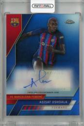 2022-23 Topps Chrome Team Set FC Barcelona  Asisat Oshoala Autograph Blue #AU-OS(パラレル版) 74/75