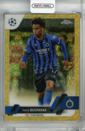 2022-23 Topps UEFA Club Competitions Club Brugge Tajon Buchanan Gold Mini-Diamond #44(パラレル版) 46/50
