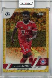2022-23 Topps UEFA Club Competitions FC Bayern Munchen Alphonso Davies Gold Mini-Diamond #162 (パラレル版)(Lastナンバー!) 50/50