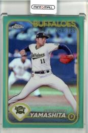2024 Topps NPB Chrome 山下舜平大 Aqua Refractors【091/199】 オリックス・バファローズ
