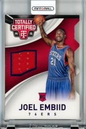2014-15 Totally Certified Joel Embiid Jerseys Purple Die Cuts #78【68/99】 Philadelphia 76ers