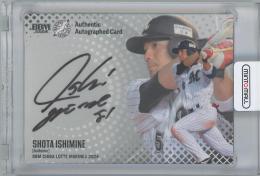 2024 BBM 千葉ロッテマリーンズ / 伊志嶺翔大 OBコーチ直筆サインカード 【12/87】