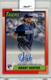 2025 TOPPS UPDATE Brant Hurter P Auto RC#90B2-BH Detroit Tigers
