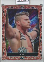 2024 LEAF METAL LEGENDS WRESTLING  MJF Base/Orange Diagonal Shimmer/#26 5/6