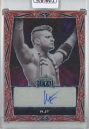 2024 LEAF METAL LEGENDS WRESTLING  MJF Base Autographs/Orange Kaleidoscope/#BA-MJF5 5/6