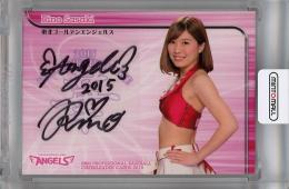 BBM チアリーダー 華 2015  佐々木梨乃 直筆サインカード 11/60