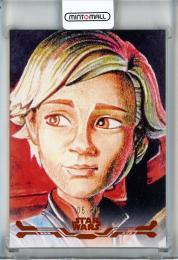 2025 Topps Star Wars Smuggler's Outpost  Omega Stellar Signatures Art Reproduction Orange Foil #SAS72 【05/25】