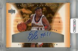 2003-04 Upper Deck Hardcourt Earl Boykins Clear Commemoratives Autographs #EB-A Golden State Warriors