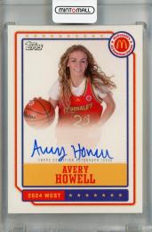 2024 Topps Chrome McDonald’s All American Avery Howell Event Autographs #EA-AH ※白かけあり West