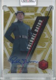 2016 Topps Star Wars High Tek  Colonel Datoo Autographs/SW-103/GoldRainbow 21/50