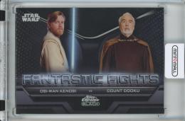 2023 Topps Star Wars Chrome Black  Obi-Wan Kenobi Vs. Count Dooku Fantastic Fights/FF-6