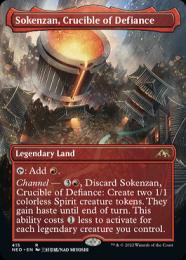 ミントモール / MINT GAMES MTG店 / 【NEO】【JPN】【Foil】《反逆のるつぼ、霜剣山/Sokenzan, Crucible  of Defiance》 ボーダーレス版 ※ドラフト・セットブースター版