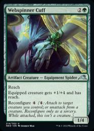 【NEO】【ENG】【Foil】《網紡ぎの袖飾り/Webspinner Cuff》