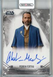 2025 Topps Star Wars Smuggler's Outpost Alastair Mackenzie as Perrin Fertha Stellar Signatures Autographs #SSAALA