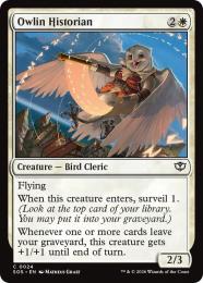 【SOS】【ENG】【Foil】〈024-C-W〉《オーリンの歴史家/Owlin Historian》