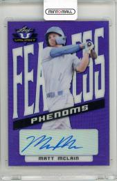 2021 LEAF Valiant Matt McLain Fearless Phenoms Purple #FPMM2【25/50】