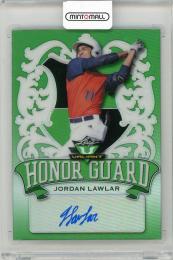 2021 LEAF Valiant Jordan Lawlar Honor Guard Green #HGJL2