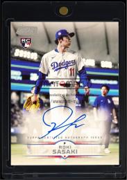 2025 Stadium Club #SCBARS Roki Sasaki Autographs (MSV#2022)