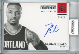 2017-18 Panini Encased Damian Lillard Endorsements #48【15/25】 Portland Trail Blazers