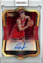 2016-17 Panini Select Jakob Poeltl Die-Cut Rookie Autographs Pulsar #4【59/99】 Toronto Raptors