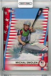 2021 2020 Topps US Olympics & Paralympics Team Hopefuls Canoe Slalom Michal Smolen Base US Flag(パラレル版) 196/299